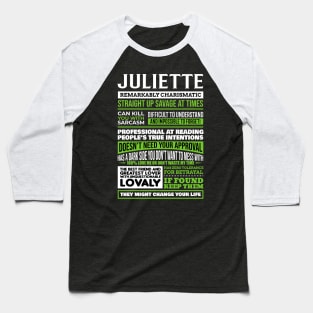 Juliette Baseball T-Shirt